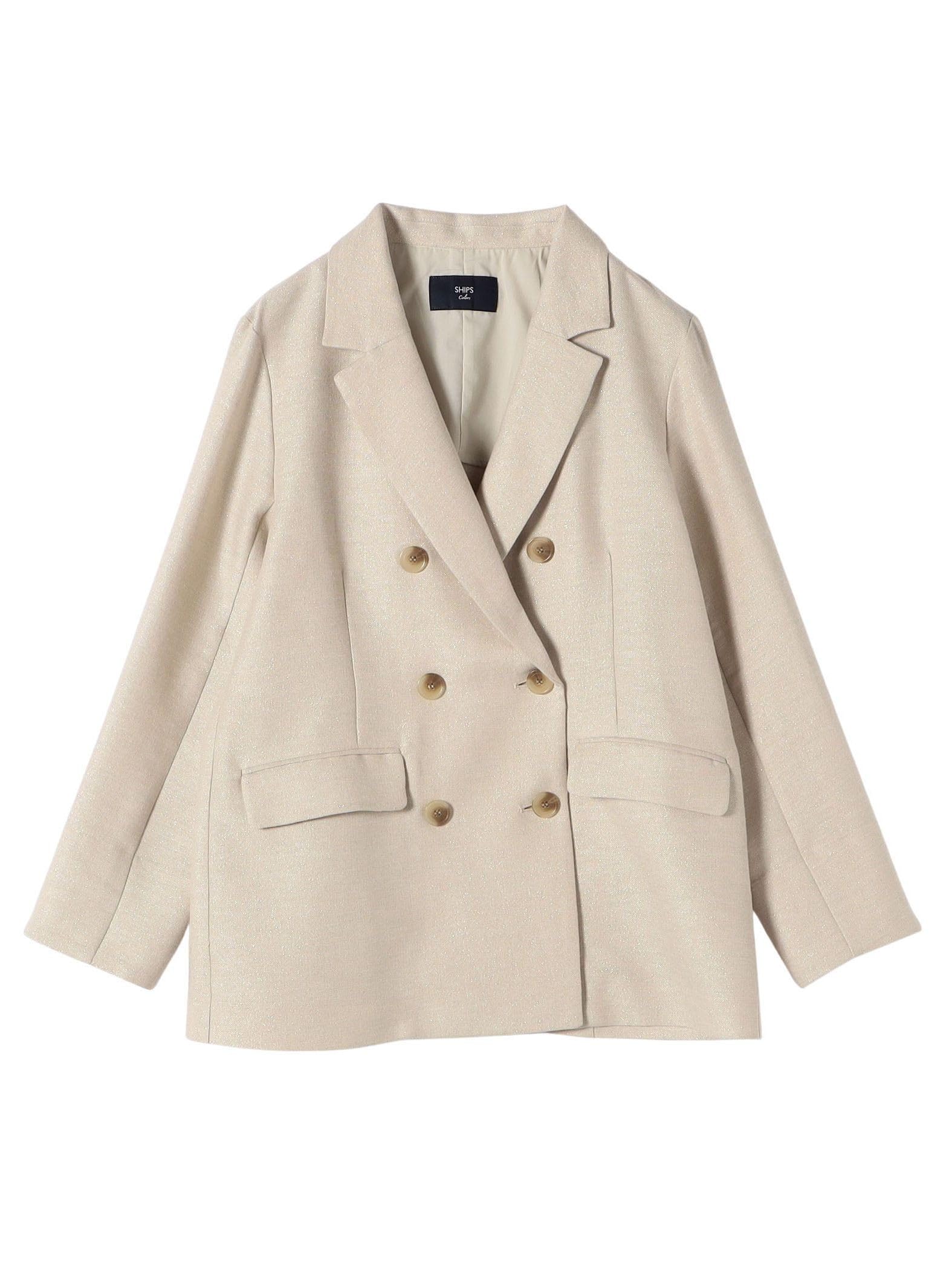 Amazon.co.jp: [シップス カラーズ] 手洗い可能〉リネン ミックス ラメ